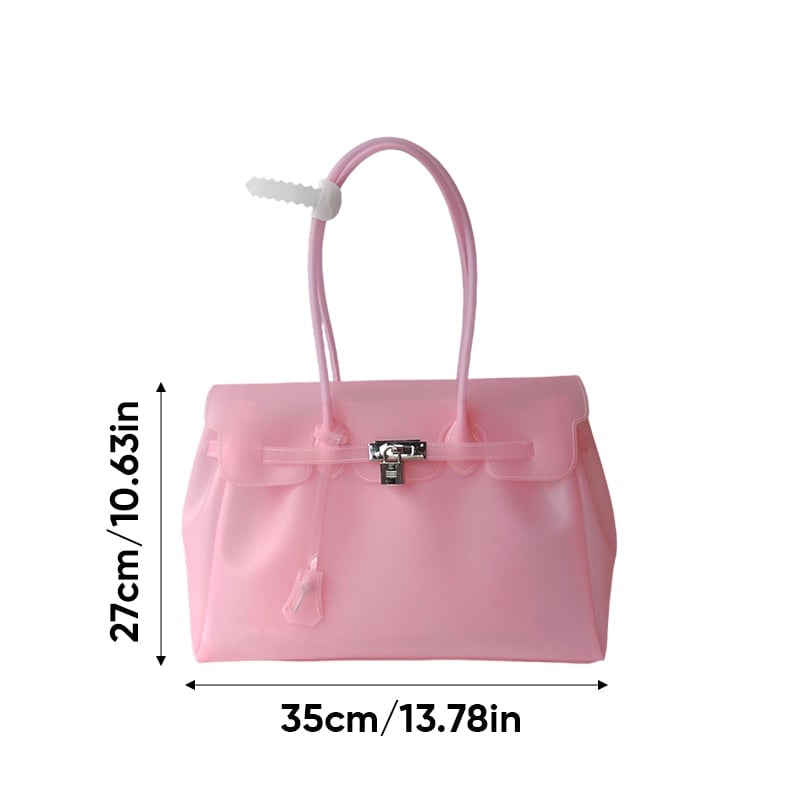 Transparent TPU Jelly Handbag