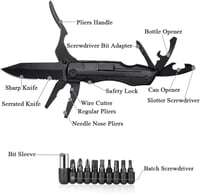 6 in 1 Stainless Steel Pocket Knife Pliers