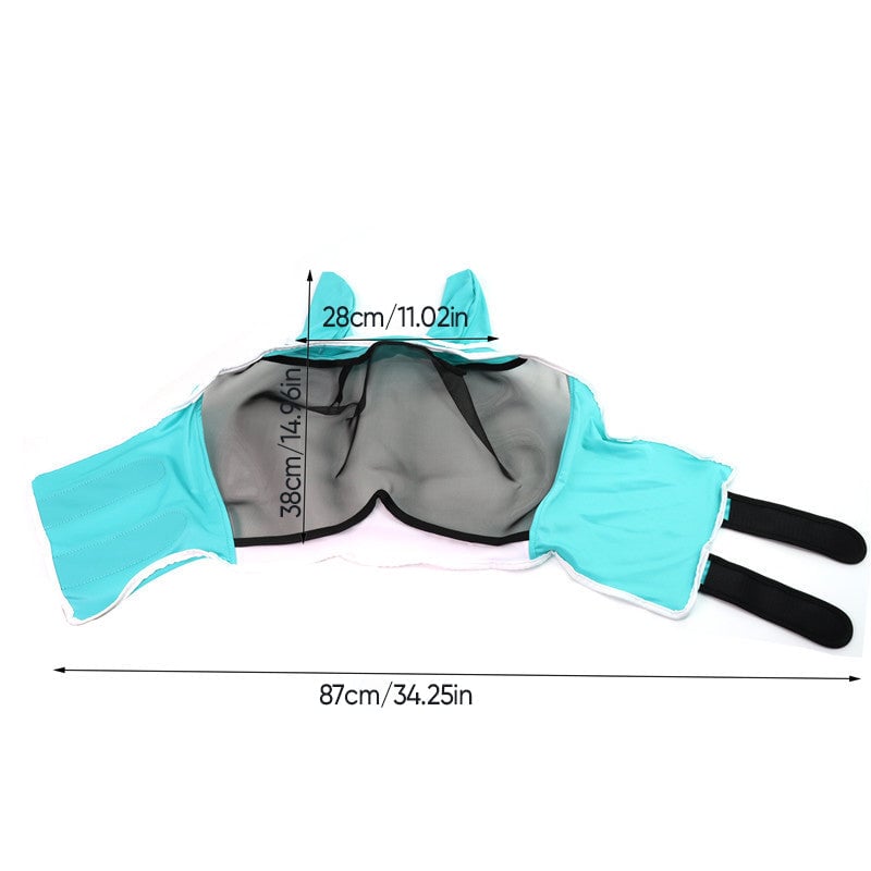 Fine Mesh UV-Proof Horse Half Face Mask