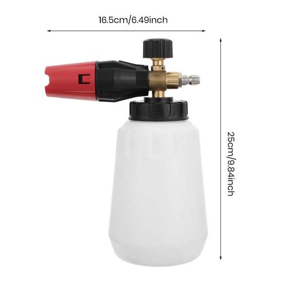 Ensemble de pulvérisateur d'eau et de mousse haute pression pour voiture