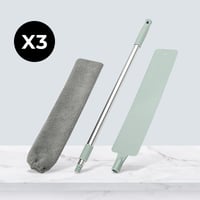 Multifunction Retractable Microfiber Dust Brush Gap Mop