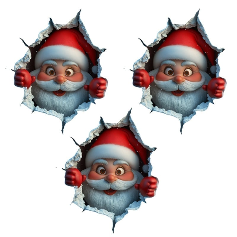 Santa Claus Wall Sticker Set