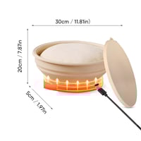 Electric Thermostatic Silicone Batter Bowl