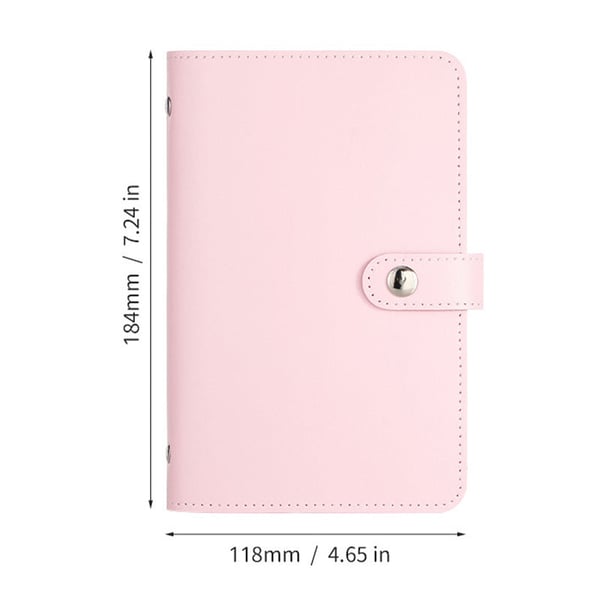 A6 Snap-Button Mirror Finish Savings Binder