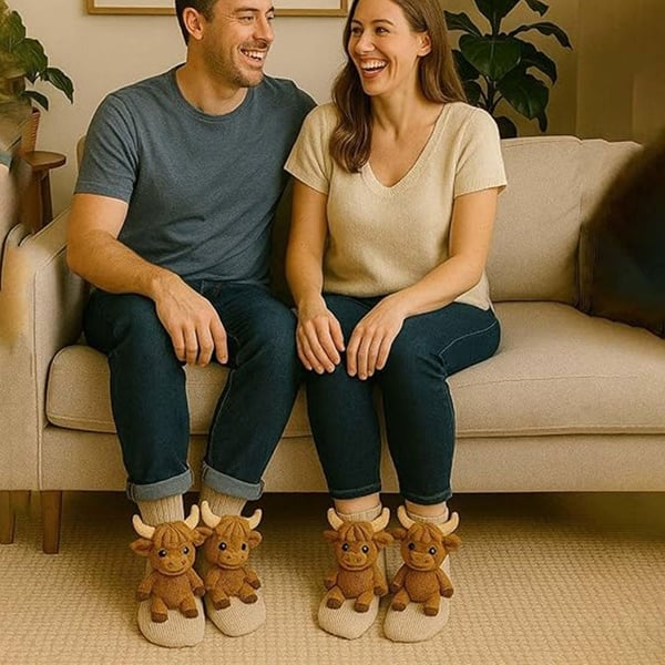 3D Knitted Animal Socks