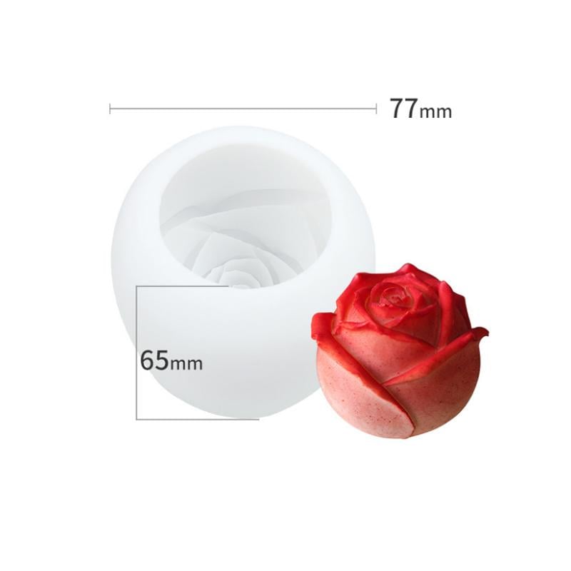 3D siliconen roosvorm ijsblokjesvorm