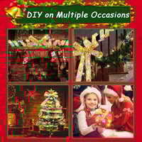 Ribbon Christmas Tree Decoration Lights