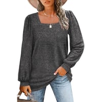 Puff Sleeve Square Neck T-Shirt