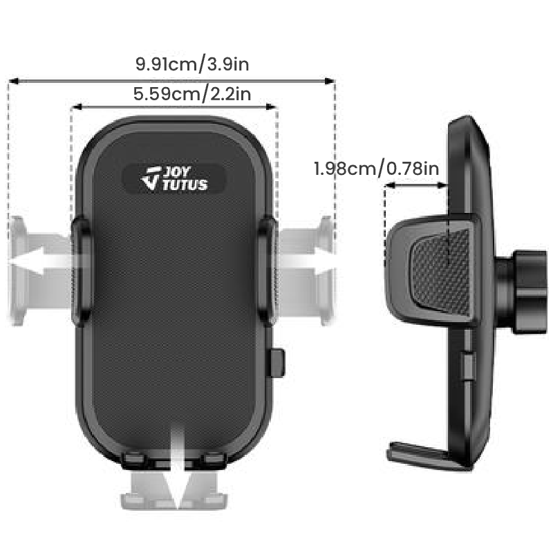 3-in-1 Autotelefonhalterung mit starkem Saugnapf