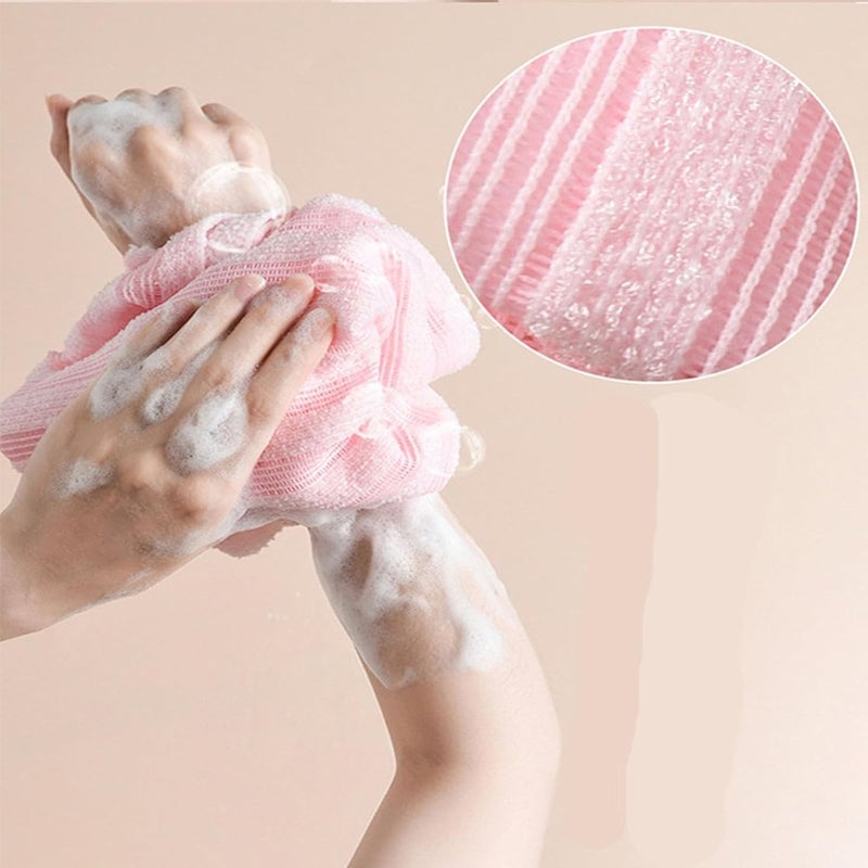 Exfoliërende antibacteriële douchehanddoek
