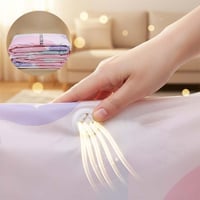 Thickened Stereoscopic No-Pump Vacuum Compression Bag
