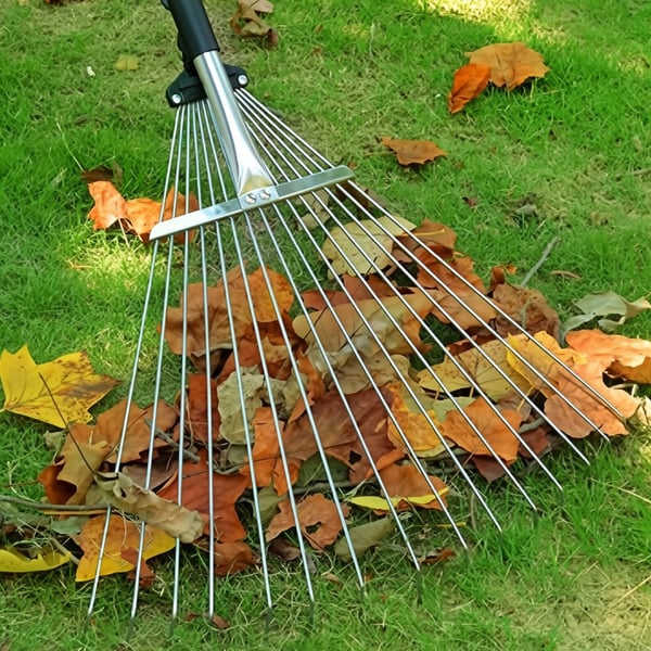 Adjustable Multi-Tine Steel Wire Rake