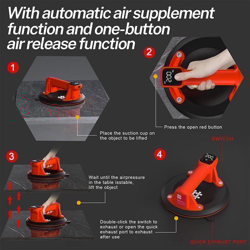 Saker Improved Vacuum Electric Suction Cup