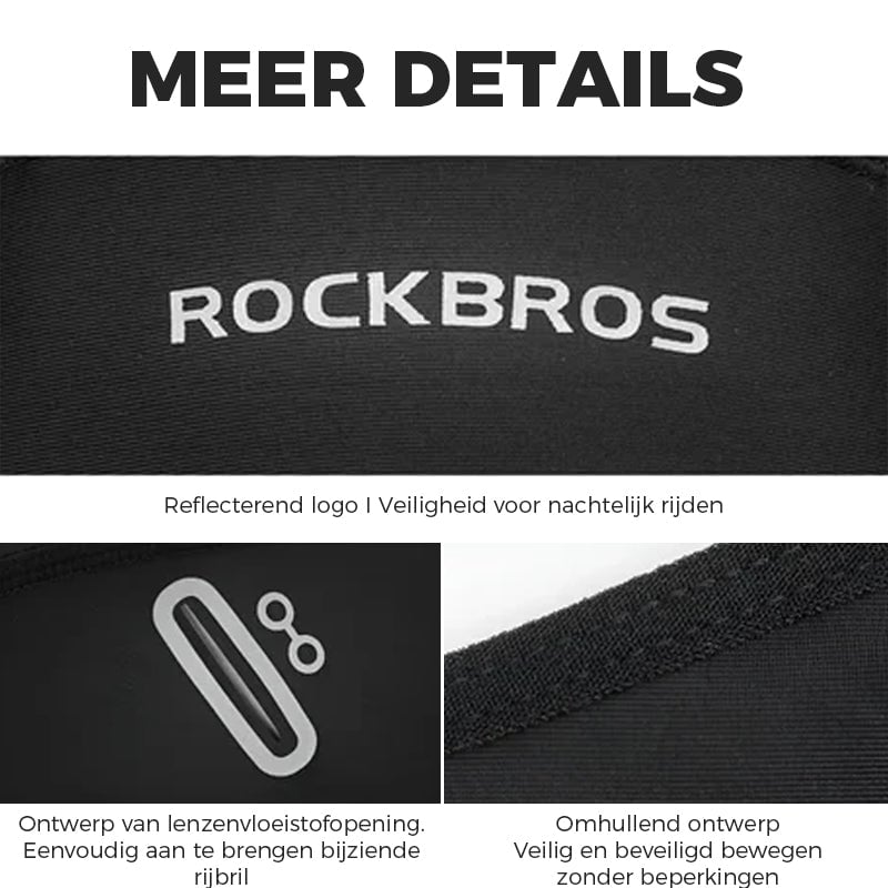 IJszijden gezichtsbescherming fietskap