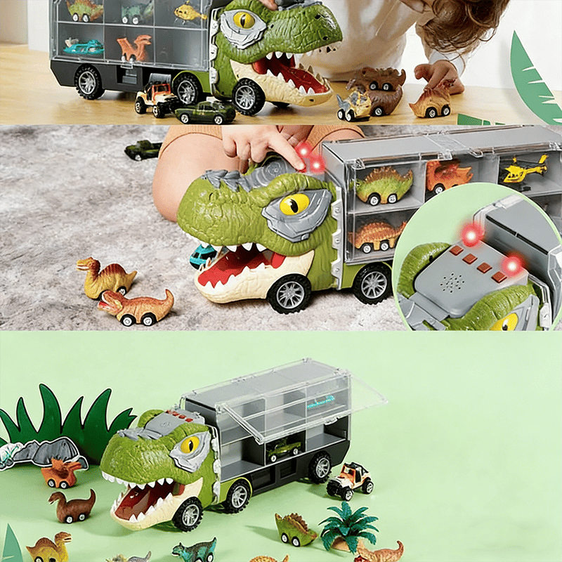 Dinosaur Transport Lastebilsett