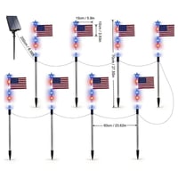 Outdoor Independence Day Decorative Light Post