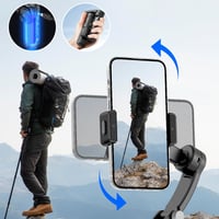 Smart 3-Axis Gimbal Stabilizer with AI Tracking – Professional Video Shooting Tool