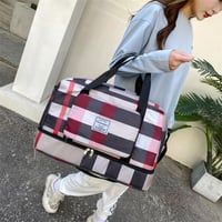 Faltbare Reisetasche mit Trocken-/Nasstrennung