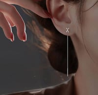 ✨Shiny Alphabet Earrings, 26 Letter Tassel Chain Drop Earrings for Girls, Personalized DIY