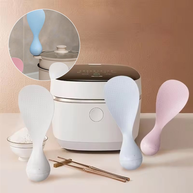 Non-Tipping Standable Rice Scoop