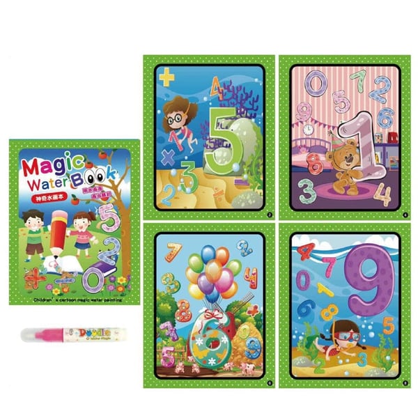 Magic Water Coloring Book（18.3*14.8cm/7.20*5.83in）