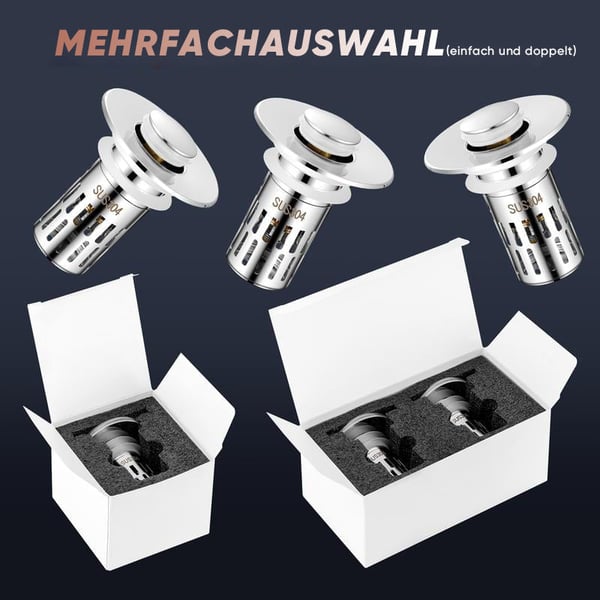 Universeller Abflussfilter für das Badezimmer Waschbecken