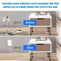 Sakerplus Ultra Thin Flat Plug Power Strip