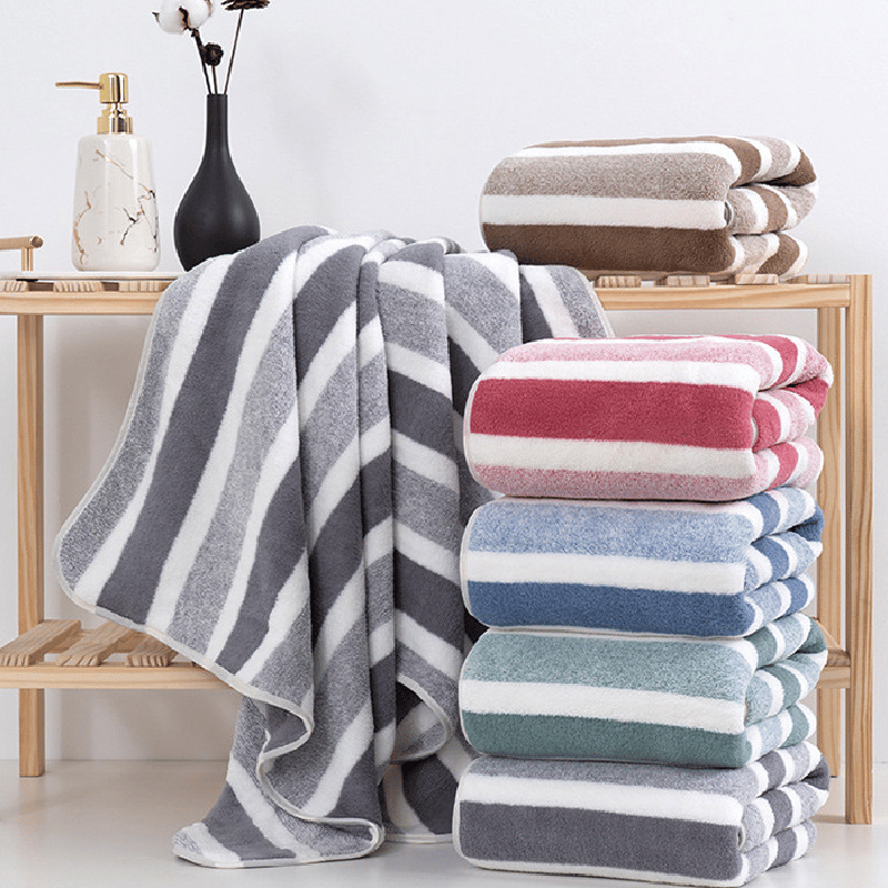 Luxus-Badetuch-Set aus Korallenfleece