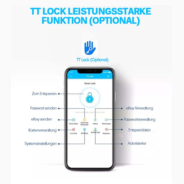 Fingerabdruck-Smart-Bluetooth-Türschloss