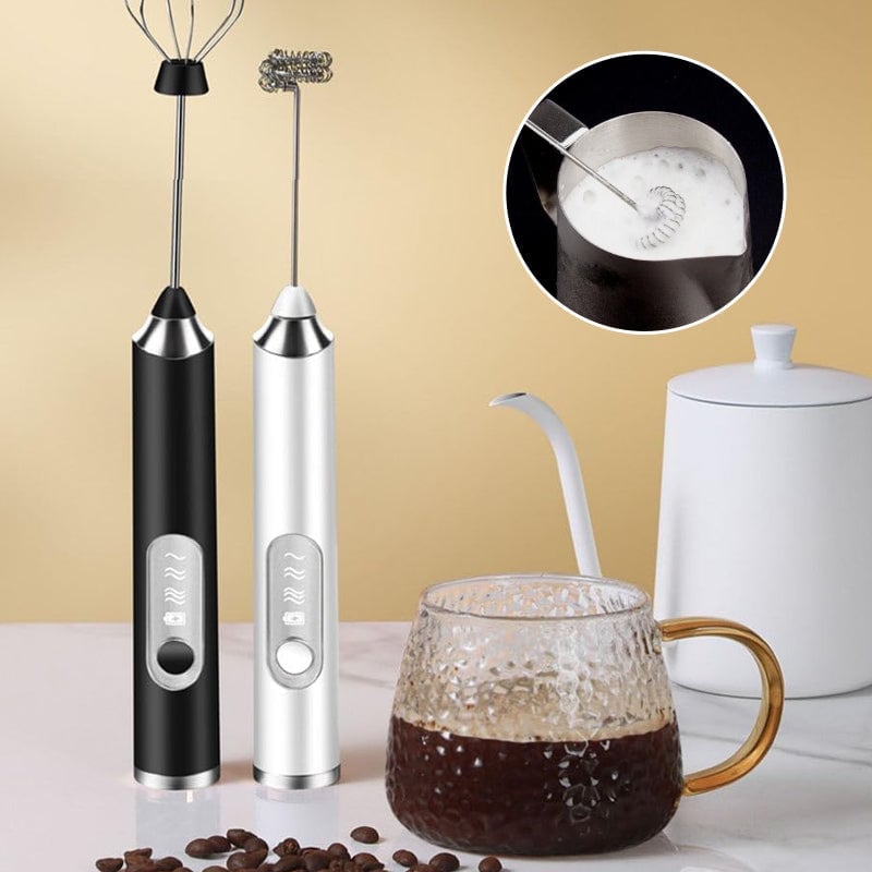 Electric Milk Frother & Egg Beater – 304 Stainless Steel