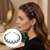 Crystal butterfly headband