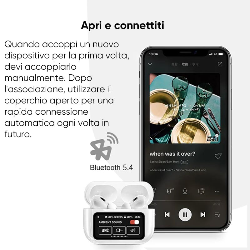 Auricolari Bluetooth con cancellazione del rumore