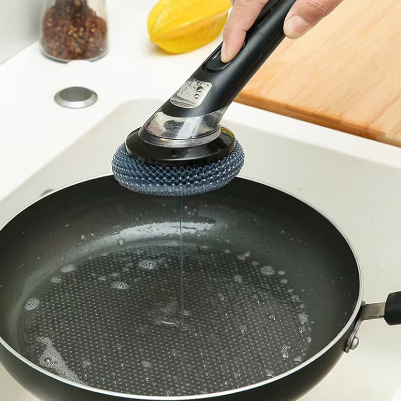 Långskaftad grytborste med flytande fyllning