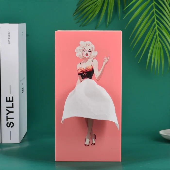Nieuwe stijl Flying Skirt Tissue Box