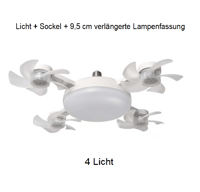 Fernbedienbare Glühbirne für Deckenventilatoren