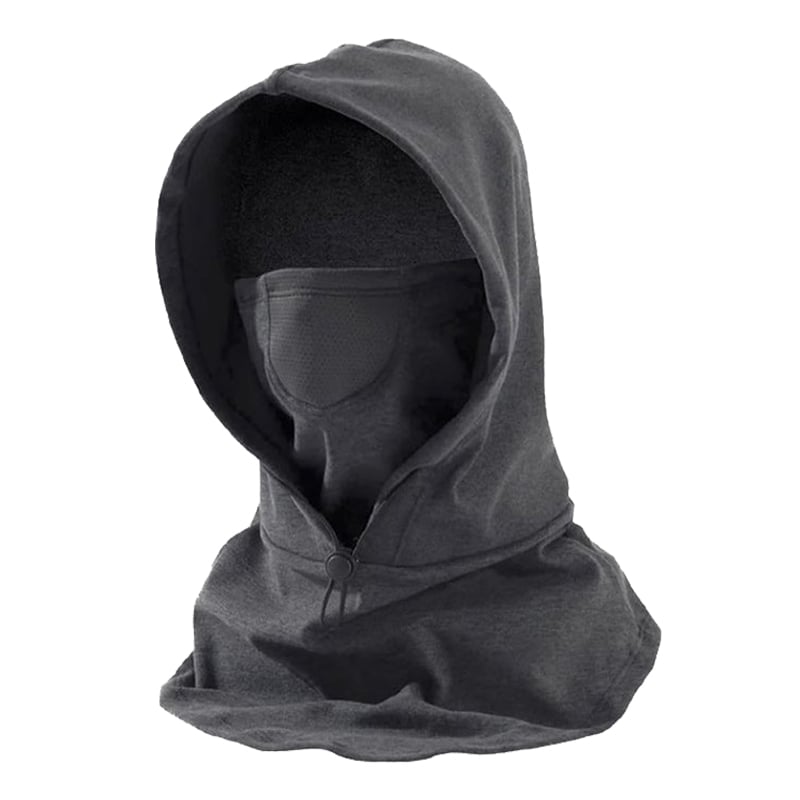 Hooded Face Mask with Neck Warmer for Cycling