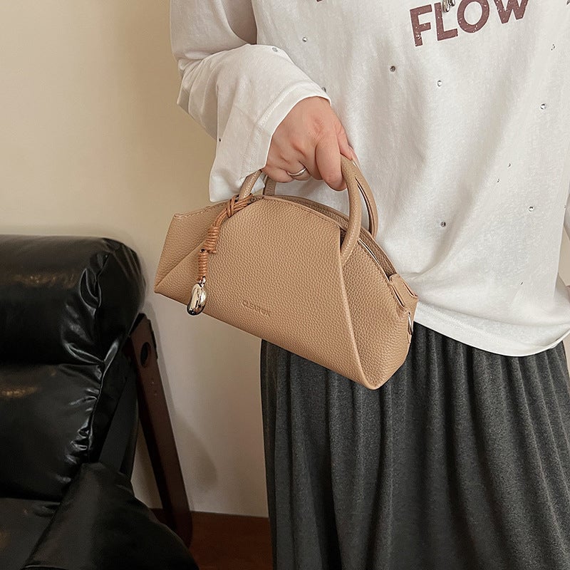 Fashion Simple Solid Colour Shoulder Bag