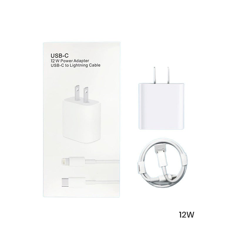 Mobile Fast Charger Adapter and Charging Cable Set