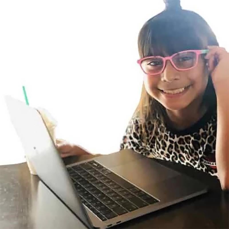 Gafas de bloqueo de luz azul para niños unisexo