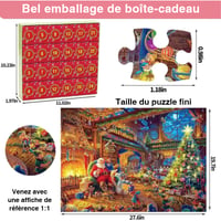 Calendrier de l'Avent 2024 Puzzles de Noël